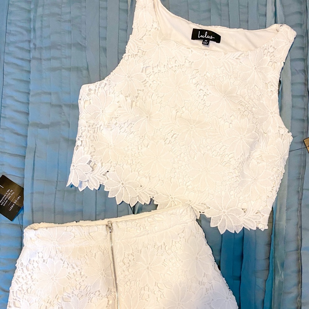 Lulu’s Look at Me Wow Two Piece Skirt Set